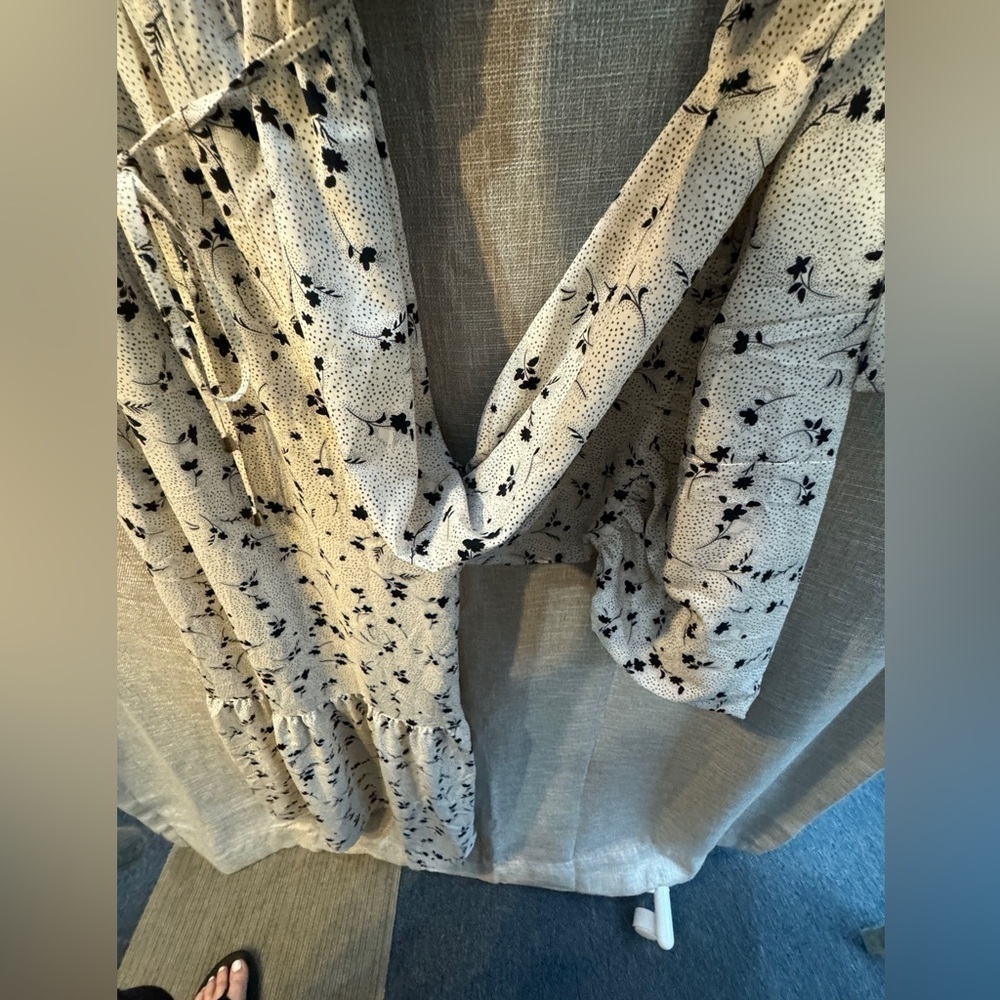 NEW BISHOP + YOUNG carmella wide leg jumpsuit “Under the Summer Sky” size small - Picture 11 of 14